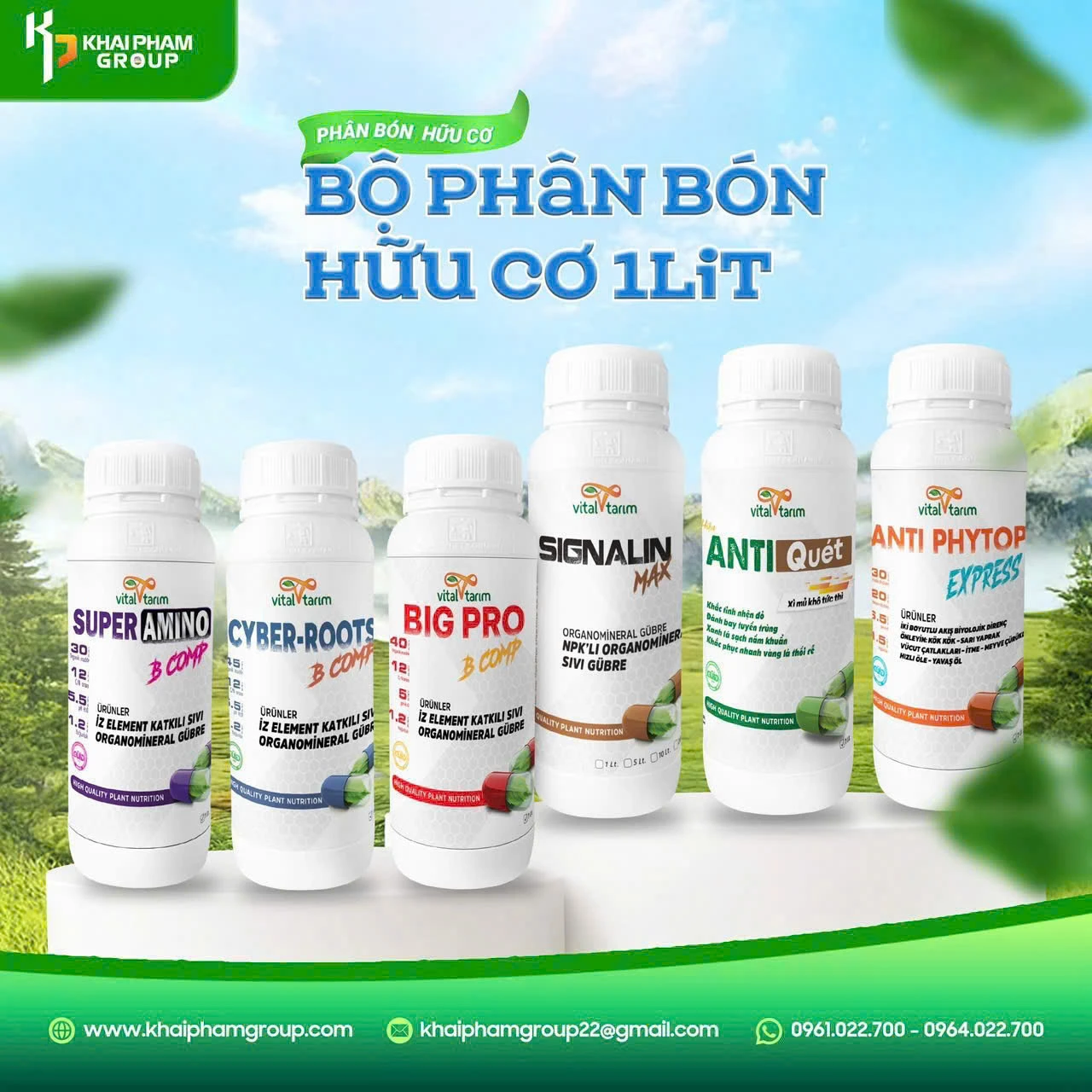 Phân bón hữu cơ 1L