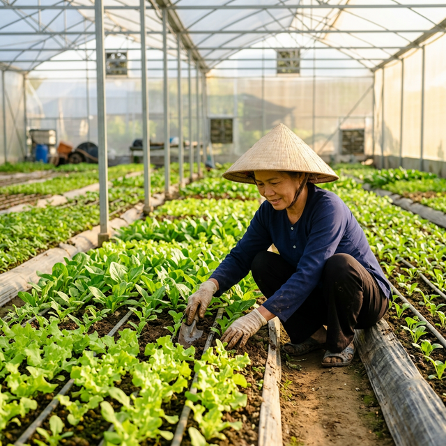 Quá trình chăm sóc cây trồng