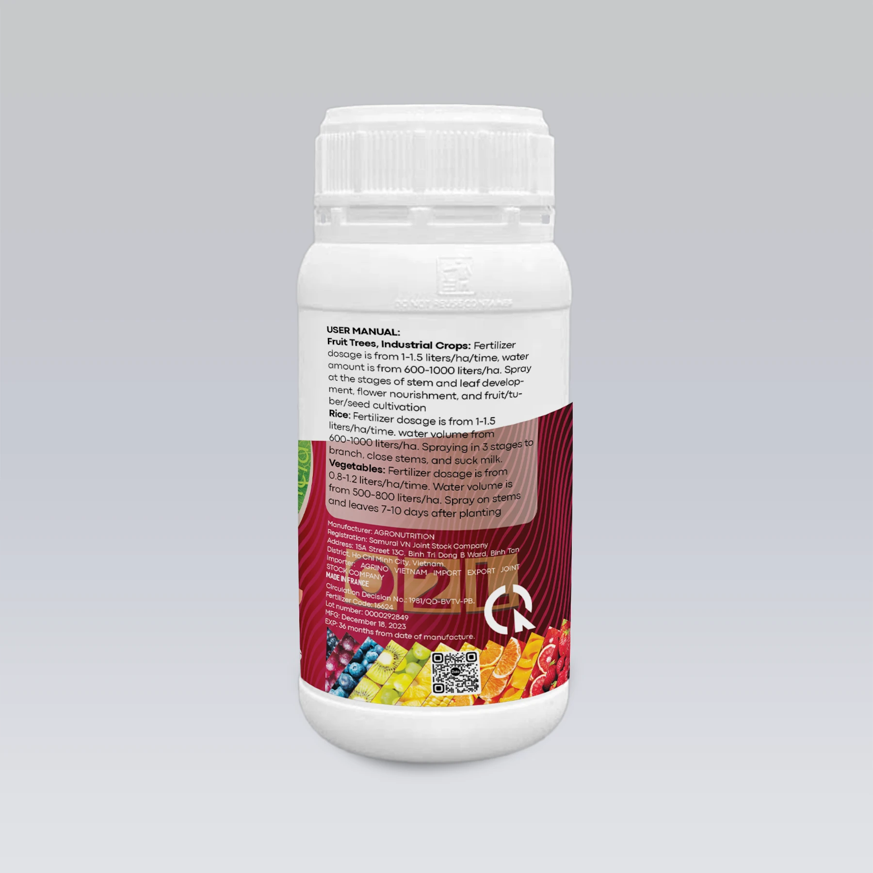 CANXI BO 500ML – Chống rụng hoa nứt trái