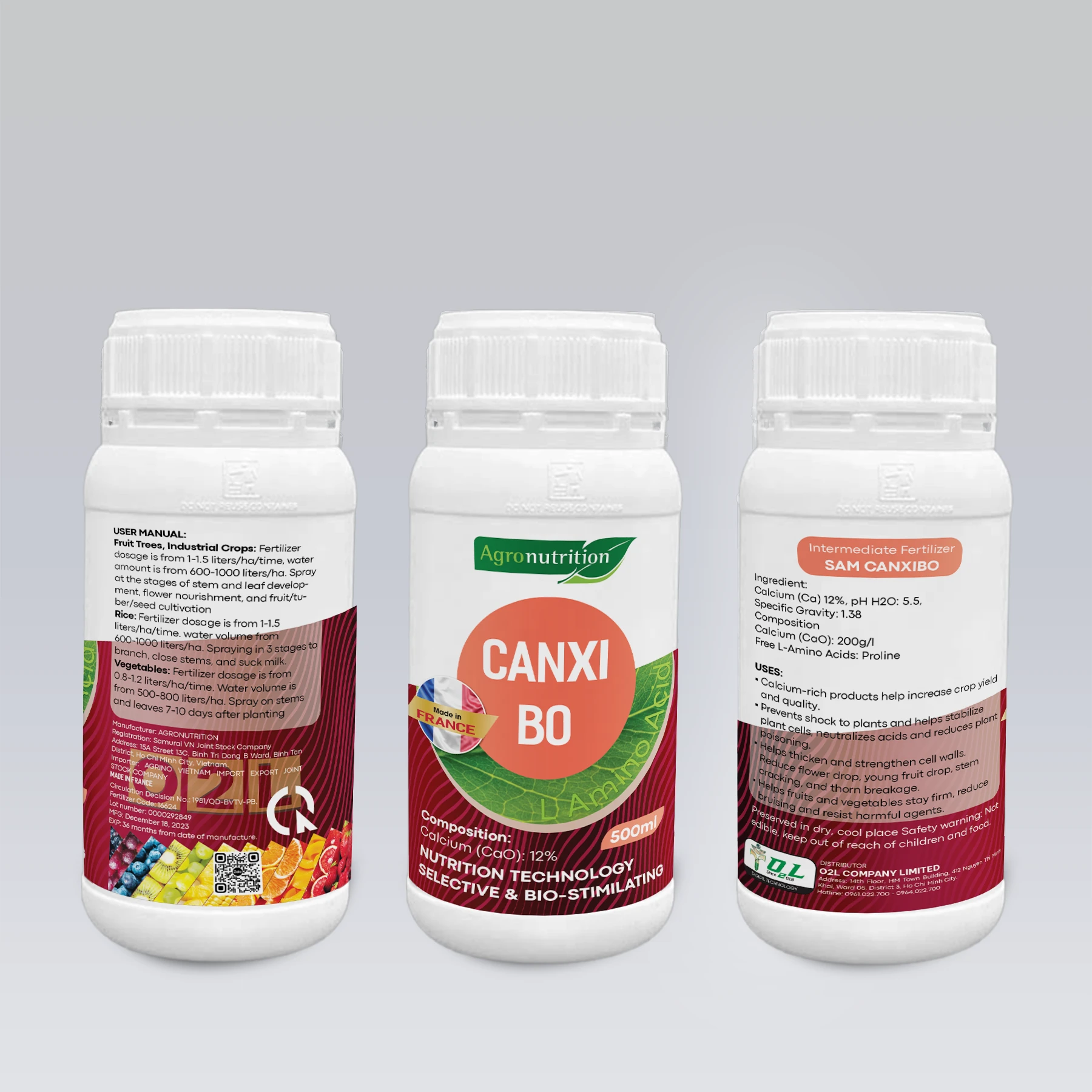 CANXI BO 500ML – Chống rụng hoa nứt trái