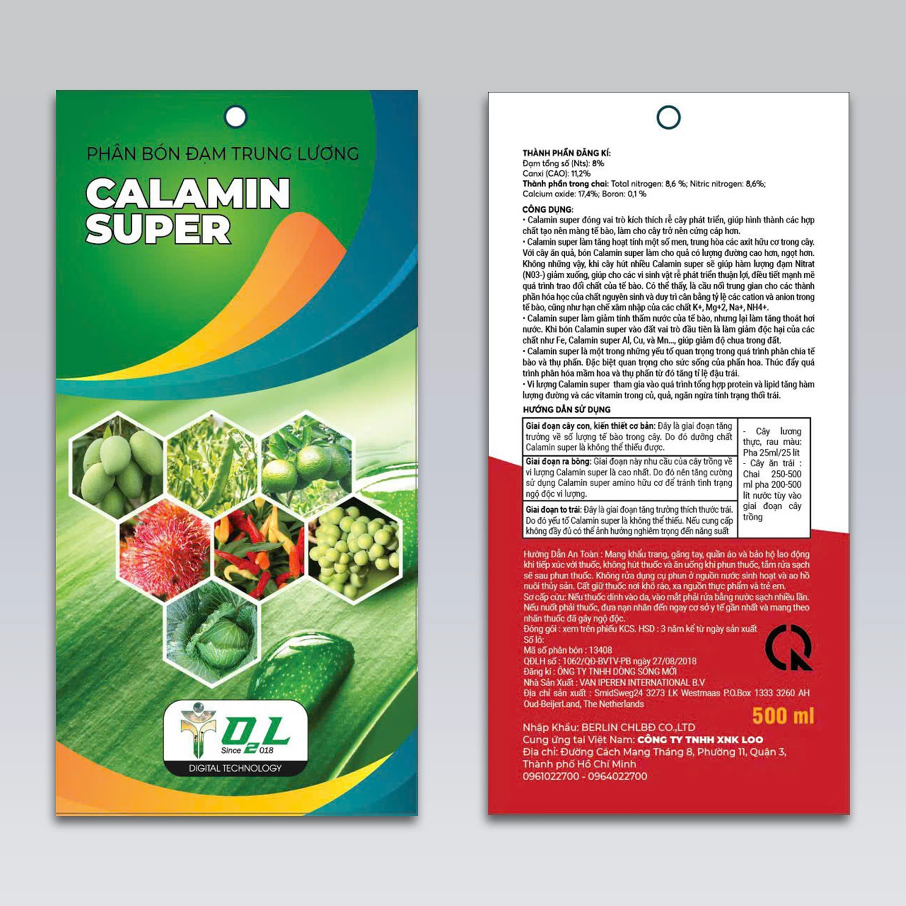 CALAMIN SUPER 500ML – PHÂN BÓN ĐẠM TRUNG LƯỢNG