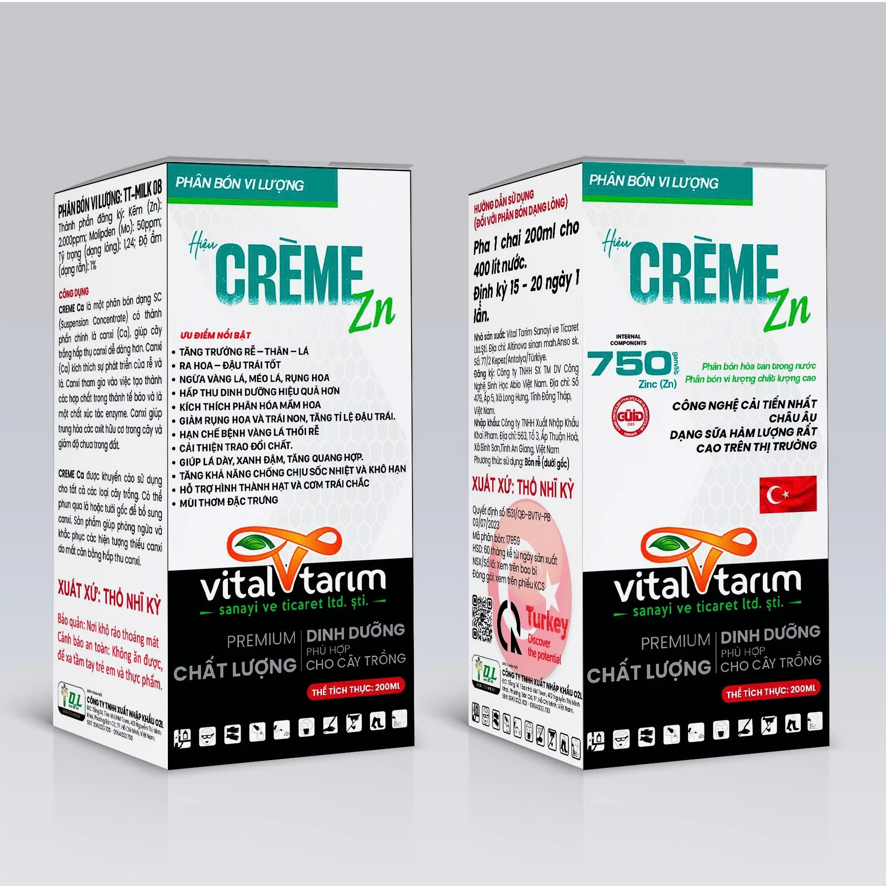 CREME ZN – TĂNG TRƯỞNG RỄ THÂN LÁ, RA HOA ĐẬU TRÁI