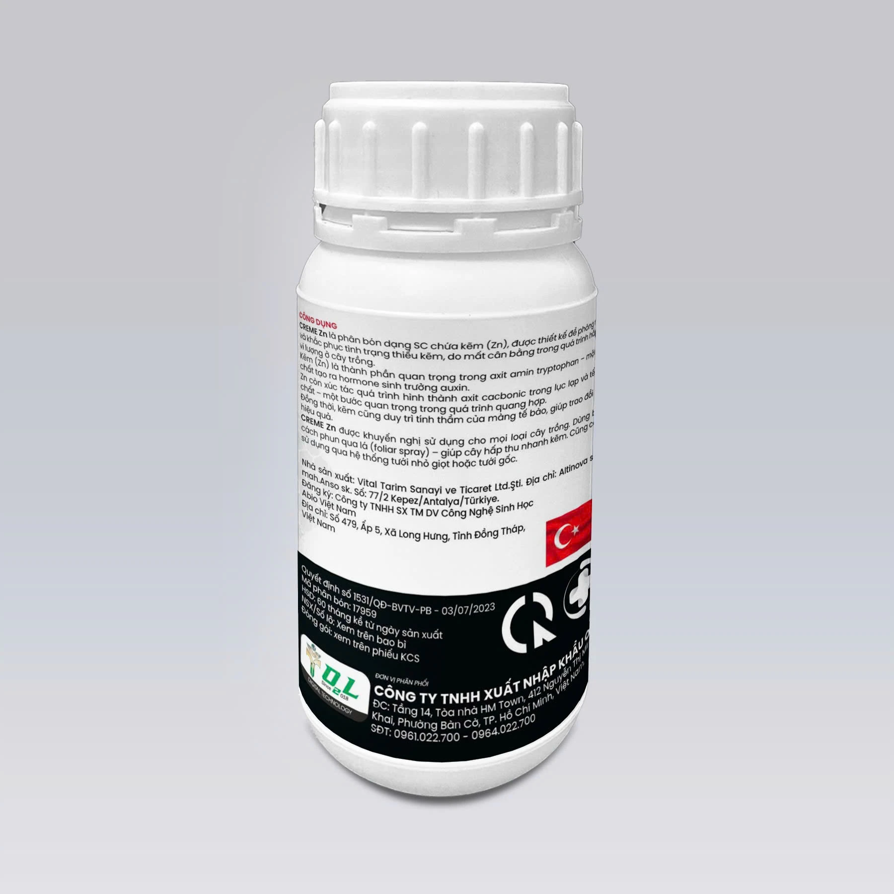 CREME ZN – TĂNG TRƯỞNG RỄ THÂN LÁ, RA HOA ĐẬU TRÁI