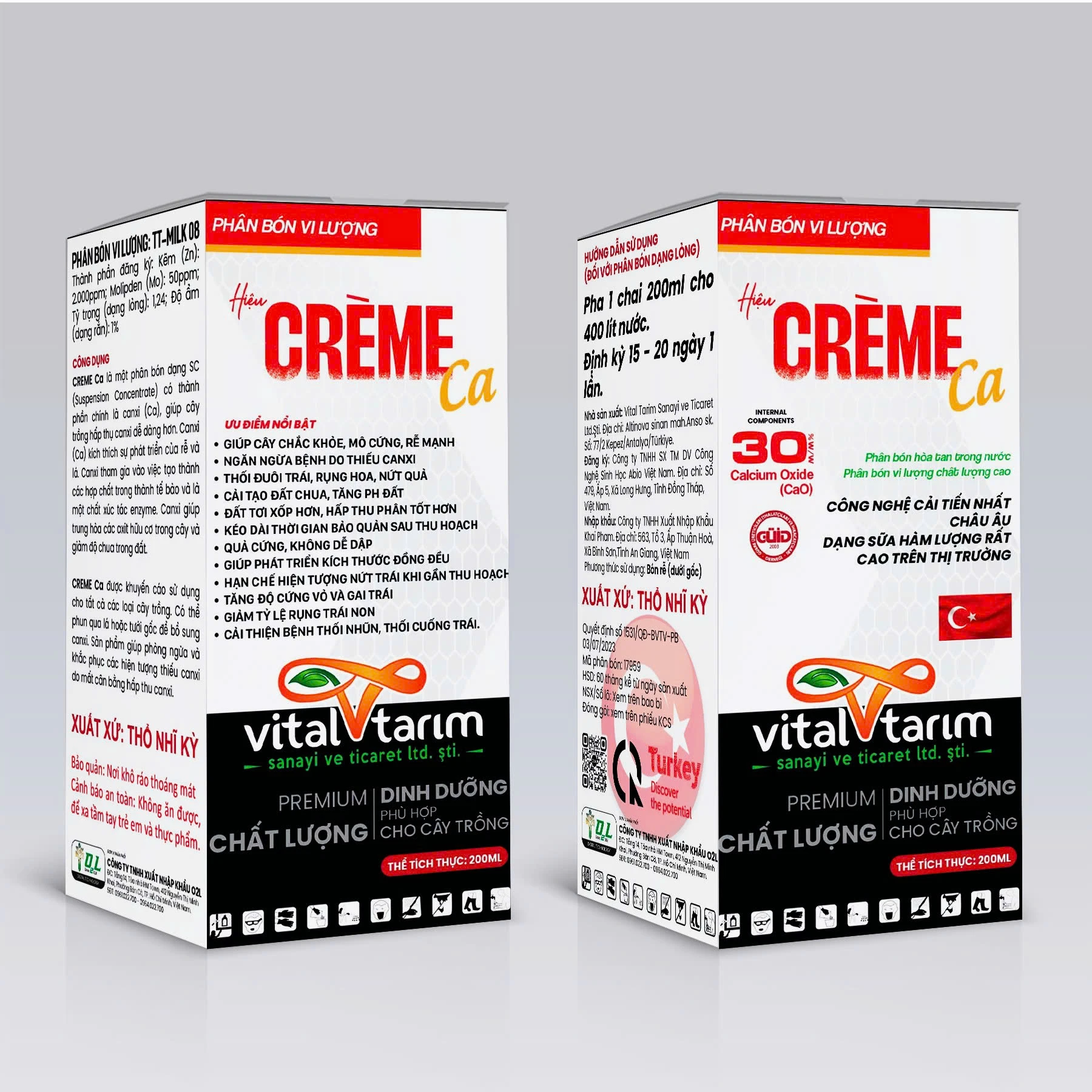 CREME CA – CÂY KHOẺ, MÔ CỨNG, RỄ MẠNH