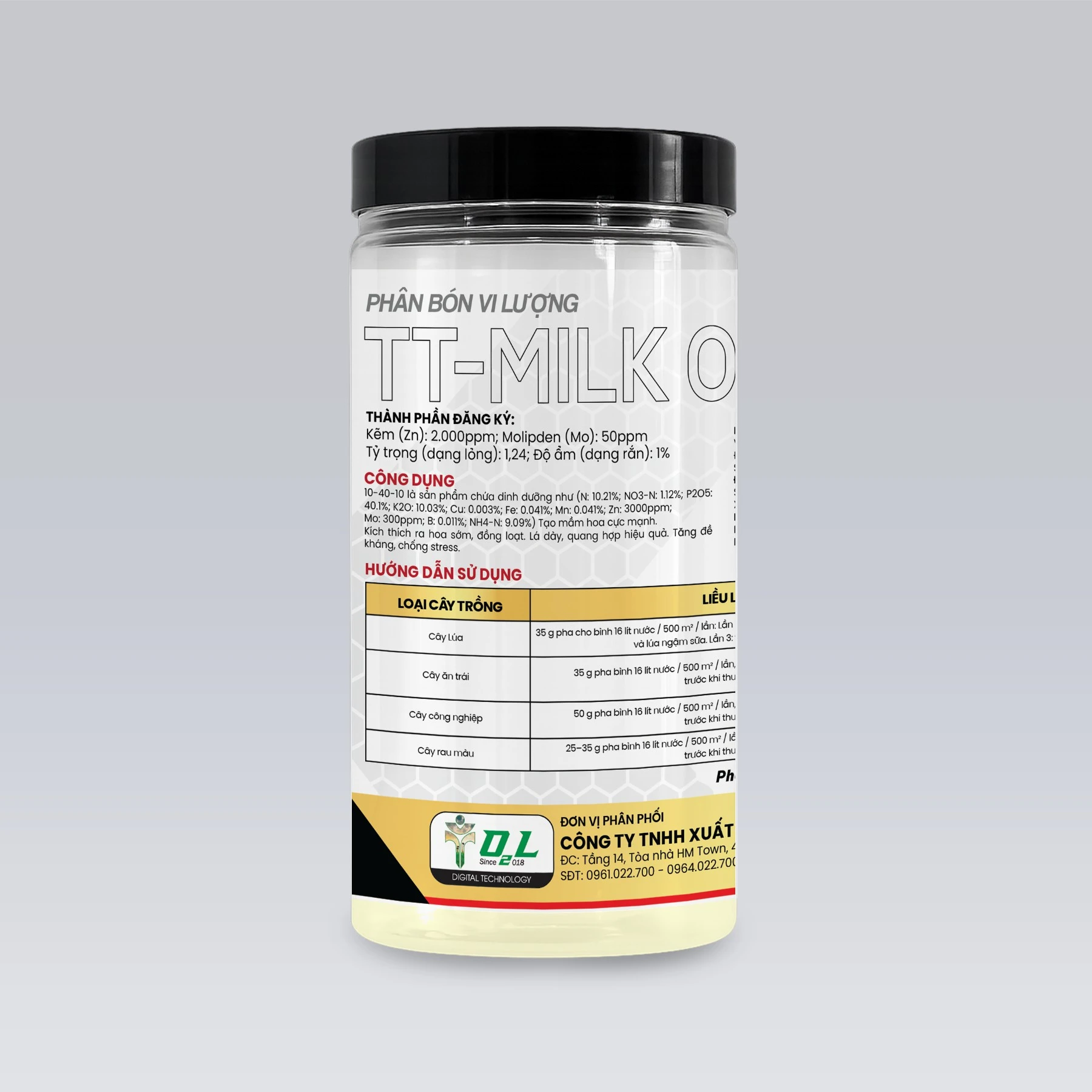 TT-MILK 08 10-40-10+ME TẠO MẦM, KÍCH THÍCH RA HOA SỚM