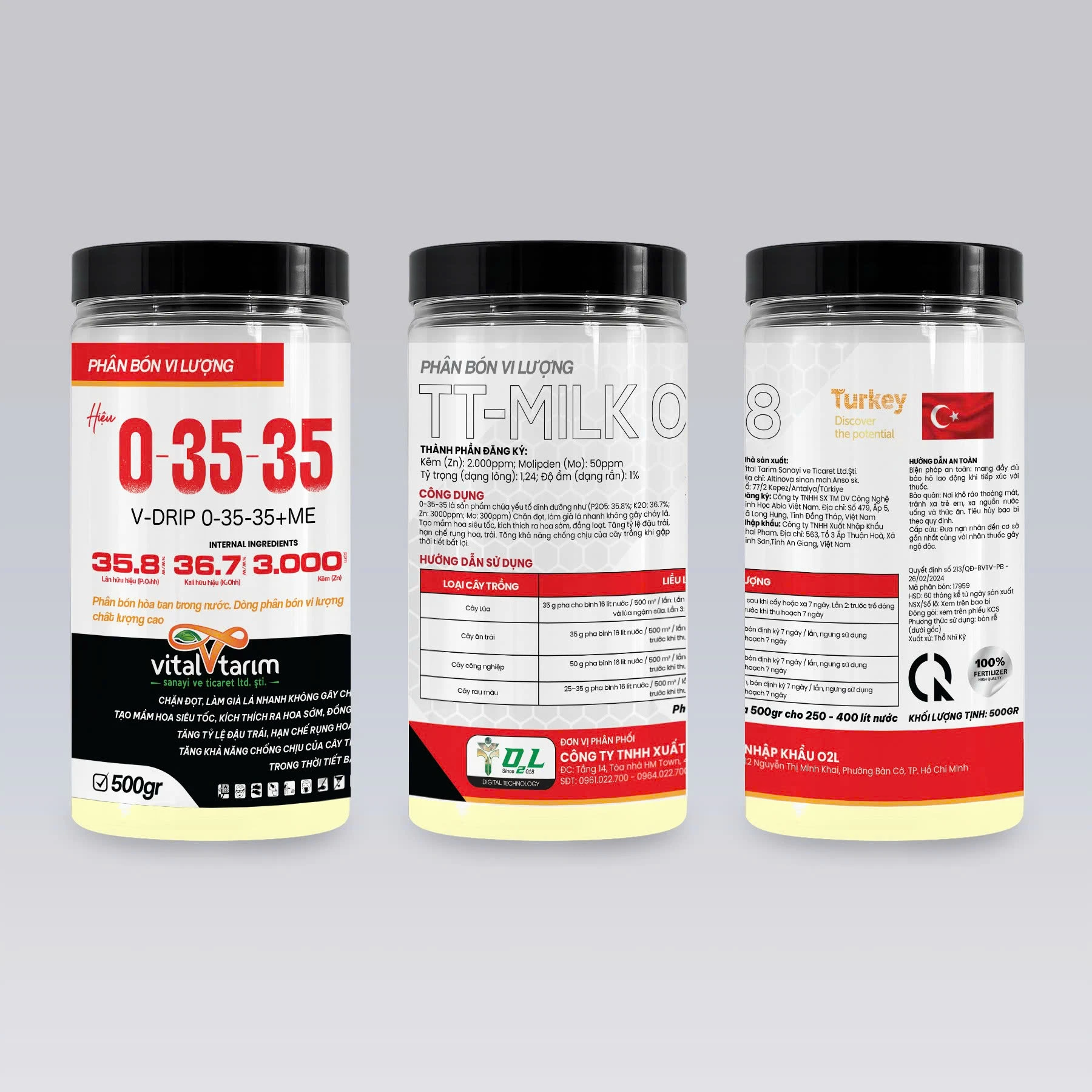 TT-MILK 08 0-35-35+ME – CHẶN ĐỌT, RA HOA ĐỀU, TĂNG ĐẬU TRÁI