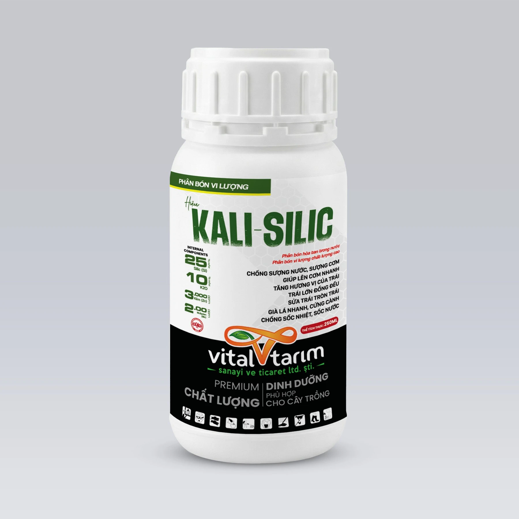 KALI-SILIC – CHỐNG SƯỢNG, LÊN CƠM NHANH, TRÁI LỚN ĐỒNG ĐỀU